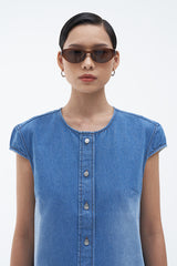 Giara Top | Light Denim