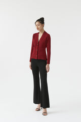 Galena Cardigan Maroon