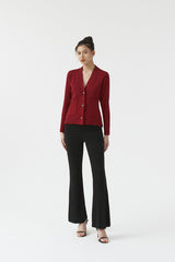 Galena Cardigan Maroon