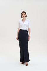 Garnet Maxi Skirt Navy
