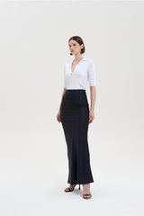 Garnet Maxi Skirt Navy