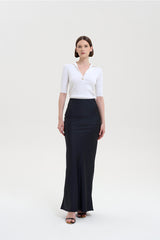 Garnet Maxi Skirt Navy