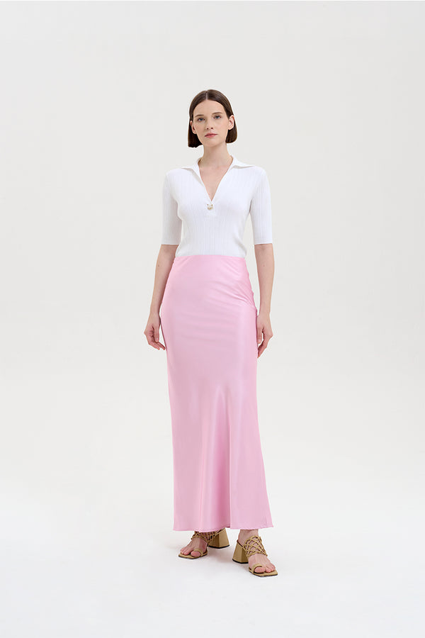 Garnet Maxi Skirt Pink