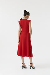 Hua Dress Red