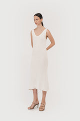 Idris Knit Dress White