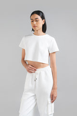 Ira Crop T-shirt White