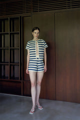 Iroco Top | Blue Multi