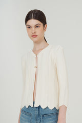 Jane Cardigan White