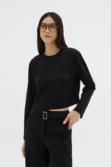 Jaon Long-sleeve Tee | Black