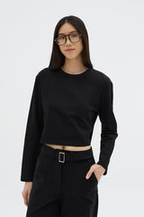Jaon Long-sleeve Tee | Black
