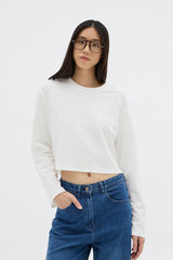 Jaon Long-sleeve Tee | White