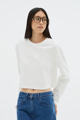 Jaon Long-sleeve Tee | White