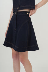 Khanyo Skirt Dark Denim
