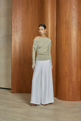 MMEHUILLET FOR DUMA - Kiekie Top | Sage