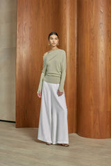 MMEHUILLET FOR DUMA - Kiekie Top | Sage