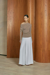 MMEHUILLET FOR DUMA - Kiekie Top | Taupe