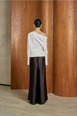 MMEHUILLET FOR DUMA - Kiekie Top | White