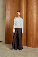 MMEHUILLET FOR DUMA - Kiekie Top | White