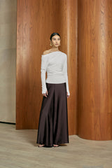 MMEHUILLET FOR DUMA - Kiekie Top | White