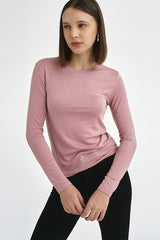 ROSA | Slim Fit Crew Neck in Pink