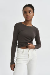 ROSA | Slim Fit Crew Neck in Dark Grey