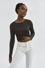 ROSA | Slim Fit Crew Neck in Dark Grey