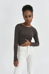 ROSA | Slim Fit Crew Neck in Dark Grey