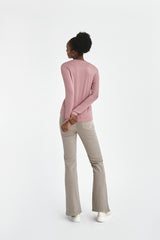 ROSA | Slim Fit Crew Neck in Pink