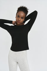 ROSA | Slim Fit Crew Neck in Black