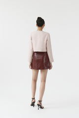 Lumi Tweed Outer Pink