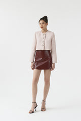 Lumi Tweed Outer Pink