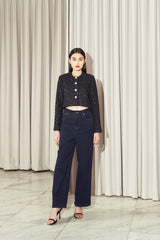 Lumi Tweed Outer Black