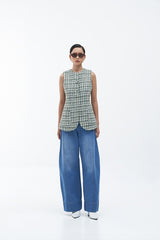 Matchia Top | Green Multi