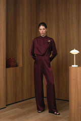 Mikela Pants | Maroon