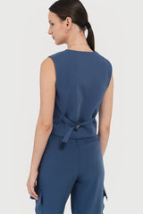 Maray Vest Top Blue