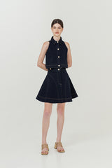 Marion Top Dark Denim