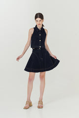 Khanyo Skirt Dark Denim