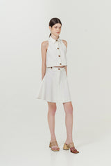 Khanyo Skirt White Denim