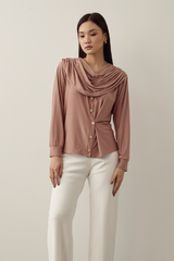 MMEHUILLET FOR DUMA - Mero Cardigan | Dusty Pink