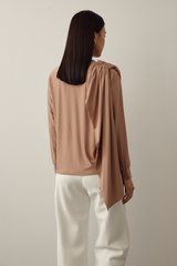 MMEHUILLET FOR DUMA - Mero Cardigan | Mocha Mousse
