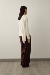 MMEHUILLET FOR DUMA - Mero Cardigan | White