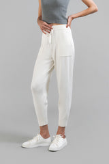 Nehru Jogger Pants White