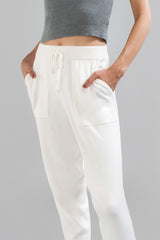 Nehru Jogger Pants White