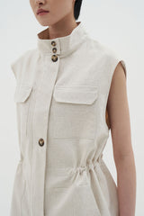 Nomad Travel Vest | White Sand