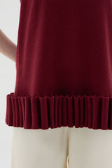 Opale Top | Maroon