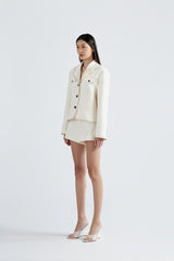 Oson Outer | Denim White