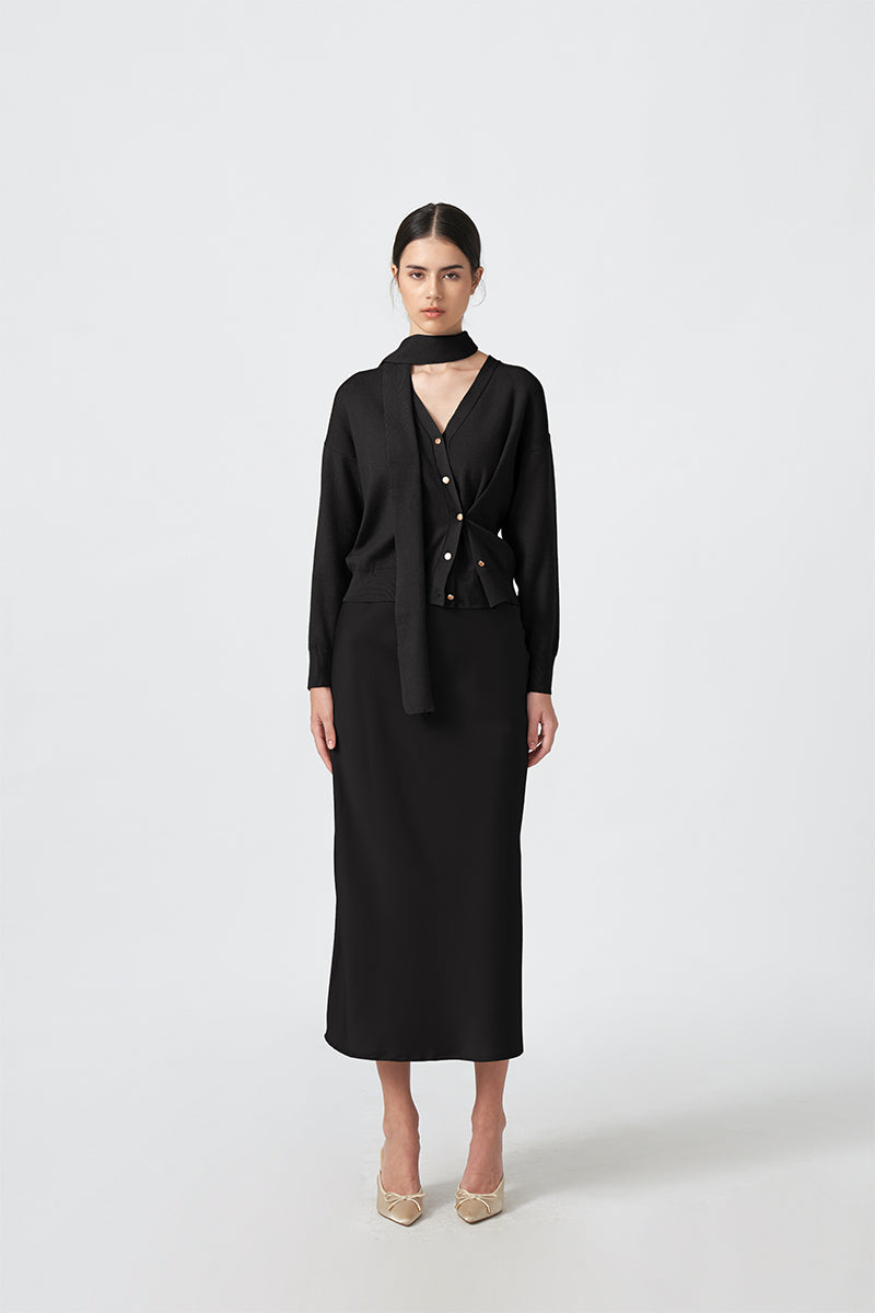 MMEHUILLET FOR DUMA - Olbit Cardigan | Black – Duma Official