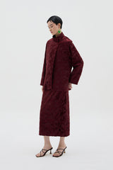 Phoenix Outer Top | Maroon