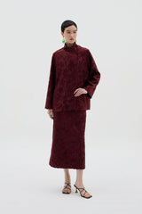 Phoenix Outer Top | Maroon