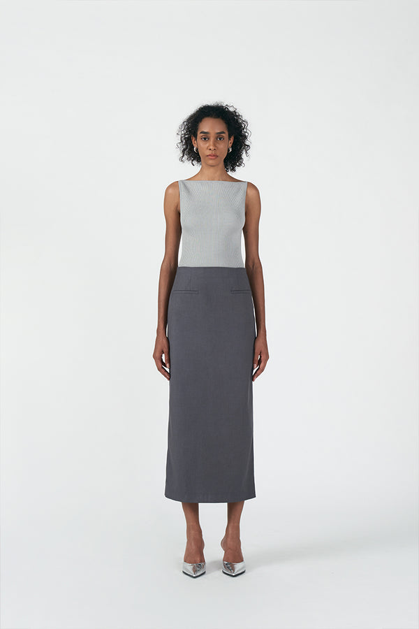 Pragh Skirt Grey